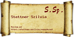 Stettner Szilvia névjegykártya
